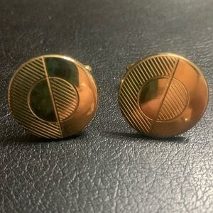 Vintage Gold Art Deco Swank Cufflinks